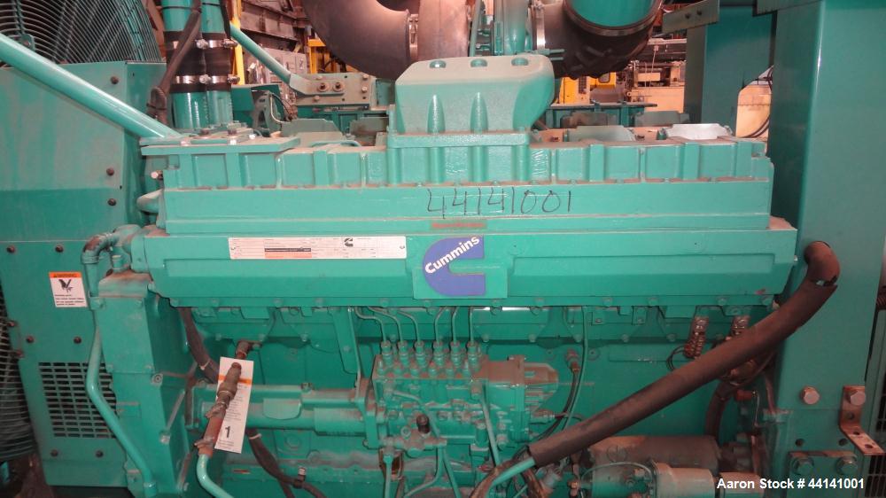 Used Cummins 750 kW Standby Diesel Generator Set, Cummins Model DFHA-4960791