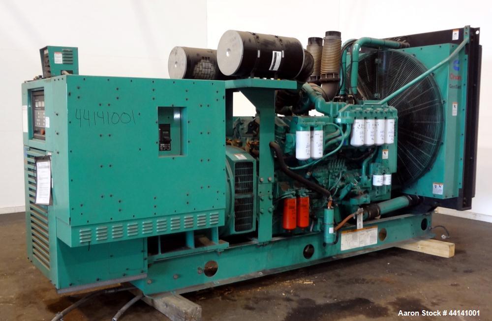 Used Cummins 750 kW Standby Diesel Generator Set, Cummins Model DFHA-4960791