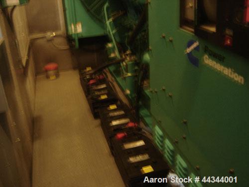 Used Cummins 900 kW standby diesel generator set, Model DFHC-5502751, SN-F020386092. Cummins QST30-G3 engine. 3/60/277/480V. Sound attenuated enclosure, 1500 gallon sub-base fuel tank. On board fire ...