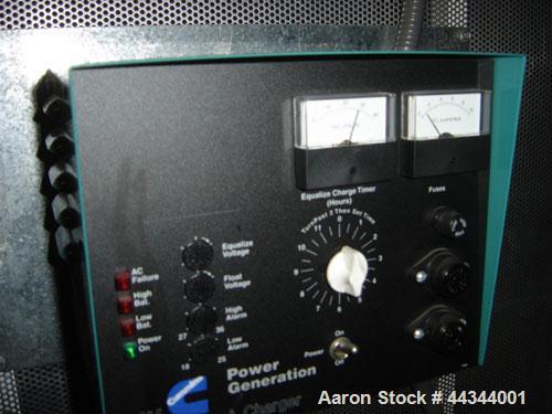 Used Cummins 900 kW standby diesel generator set, Model DFHC-5502751, SN-F020386092. Cummins QST30-G3 engine. 3/60/277/480V. Sound attenuated enclosure, 1500 gallon sub-base fuel tank. On board fire ...