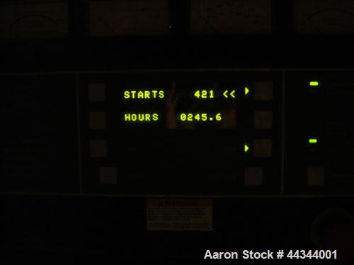 Used Cummins 900 kW standby diesel generator set, Model DFHC-5502751, SN-F020386092. Cummins QST30-G3 engine. 3/60/277/480V. Sound attenuated enclosure, 1500 gallon sub-base fuel tank. On board fire ...