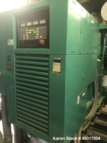 Used Cummins 1,000 KW Diesel Generator Set