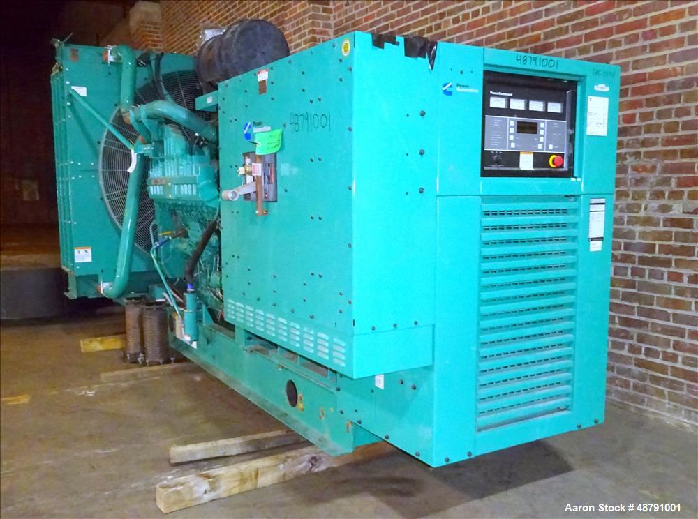 Used Cummins 1000 kW Standby Diesel Generator