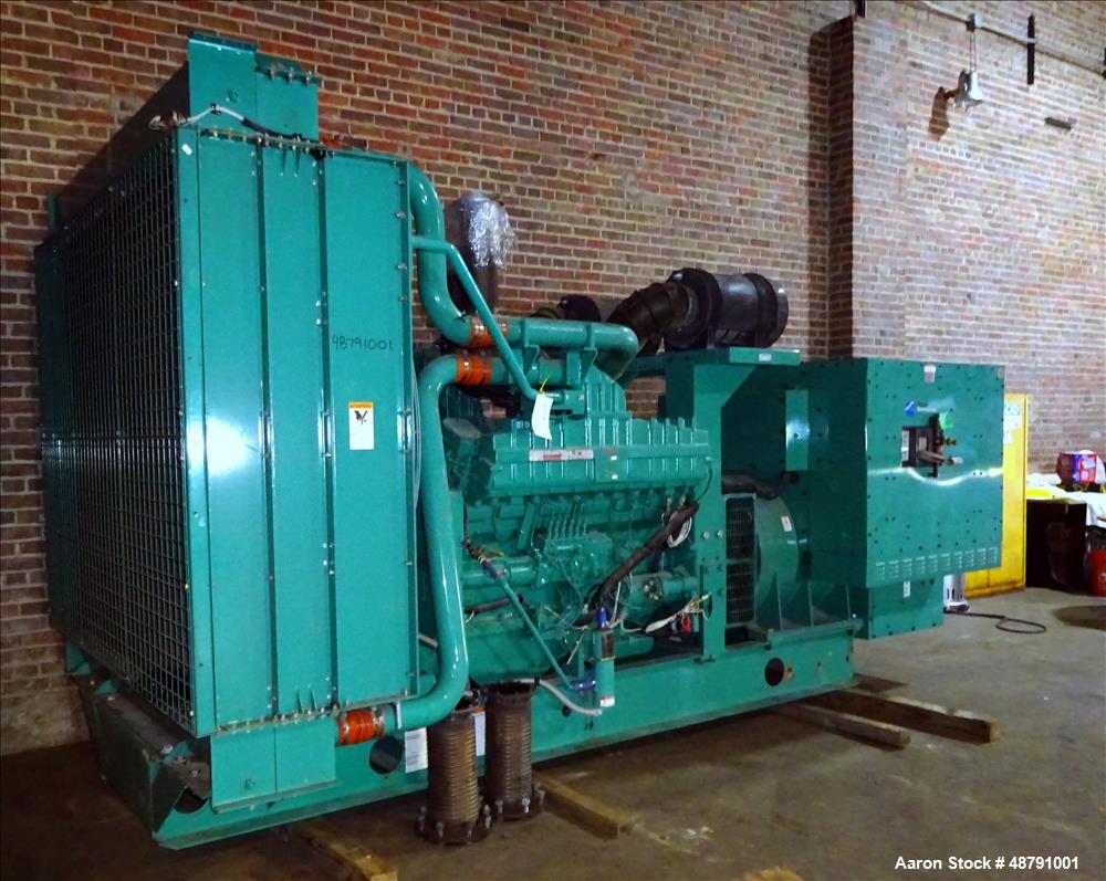 Used Cummins 1000 kW Standby Diesel Generator