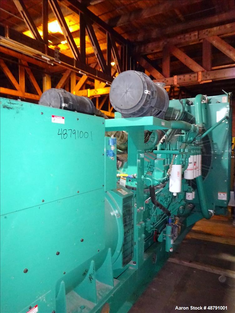 Used Cummins 1000 kW Standby Diesel Generator
