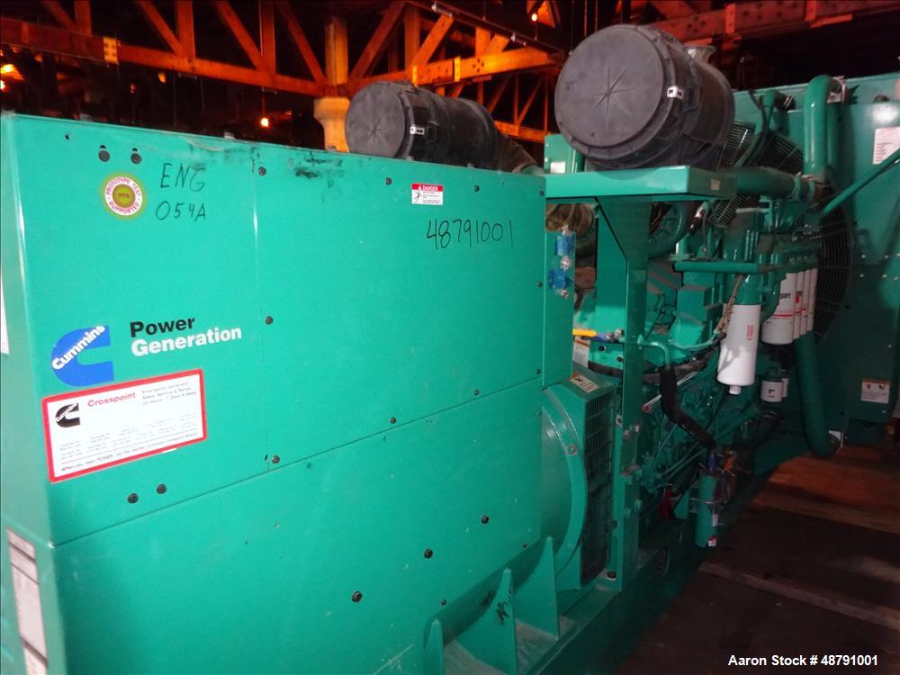 Used Cummins 1000 kW Standby Diesel Generator