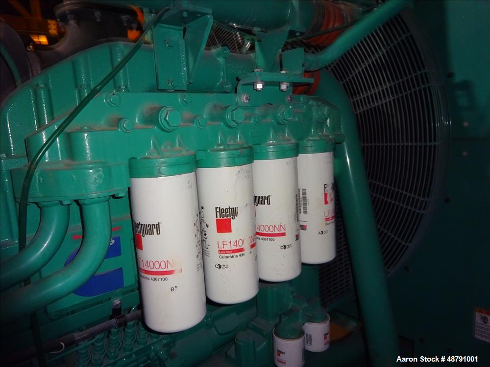 Used Cummins 1000 kW Standby Diesel Generator