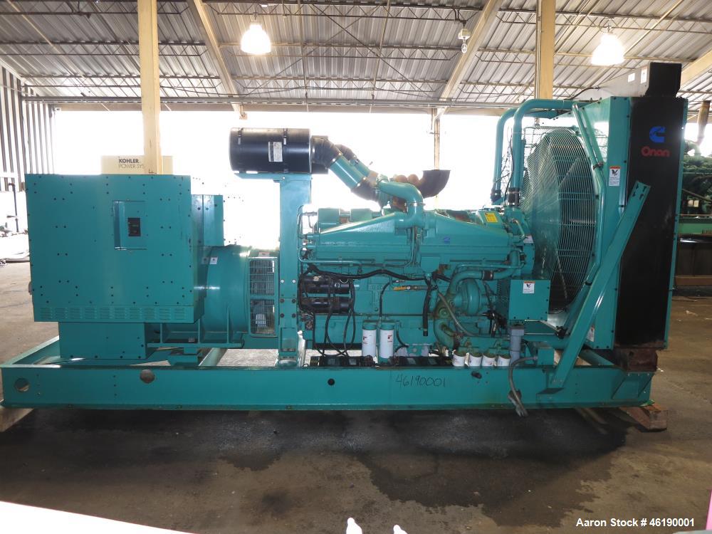 Used Cummins 1000 kW Standby (900 kW prime) Diesel Generator Set