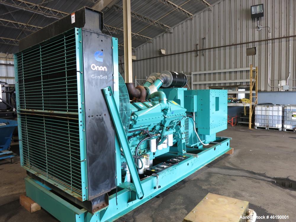 Used Cummins 1000 kW Standby (900 kW prime) Diesel Generator Set