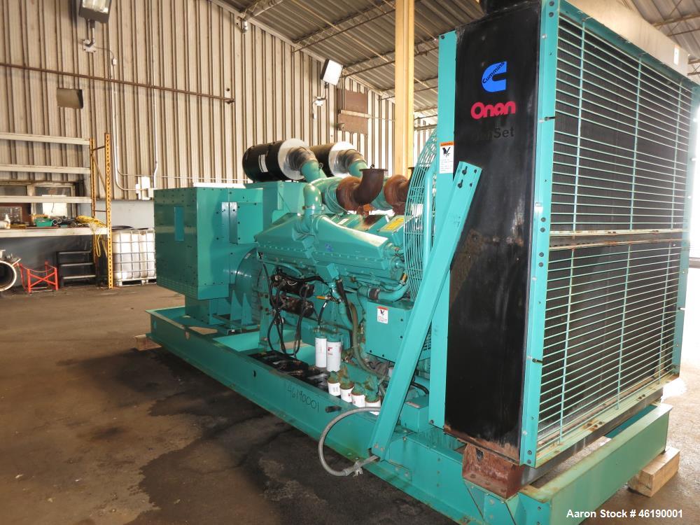 Used Cummins 1000 kW Standby (900 kW prime) Diesel Generator Set