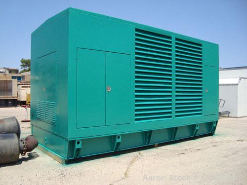 Unused- Cummins 1250 kW standby (1100 kW prime) diesel generator set. Cummins model DFLC-5586710, SN-A030459400. Cummins KTA50-G3 engine rated 1850 HP @ 1800 RPM, SN-33153192, emissions EPA tier 1 ce...