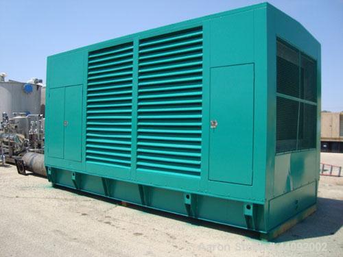 Unused- Cummins 1250 kW standby (1100 kW prime) diesel generator set. Cummins model DFLC-5586710, SN-A030459400. Cummins KTA50-G3 engine rated 1850 HP @ 1800 RPM, SN-33153192, emissions EPA tier 1 ce...