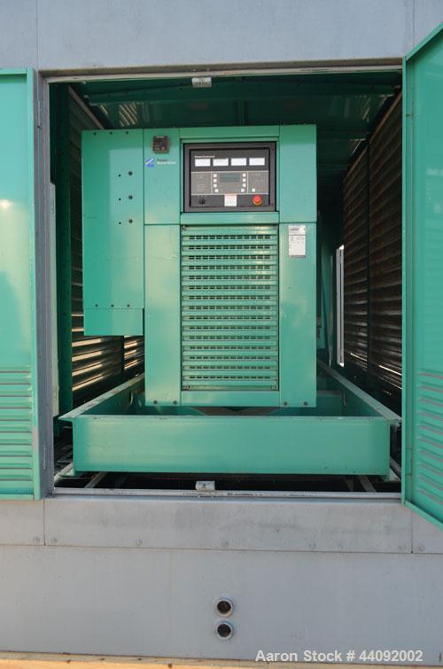 Unused- Cummins 1250 kW standby (1100 kW prime) diesel generator set. Cummins model DFLC-5586710, SN-A030459400. Cummins KTA50-G3 engine rated 1850 HP @ 1800 RPM, SN-33153192, emissions EPA tier 1 ce...