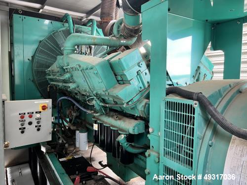Cummins 1250 kW standby (1100 kW prime) portable trailered diesel generator set,