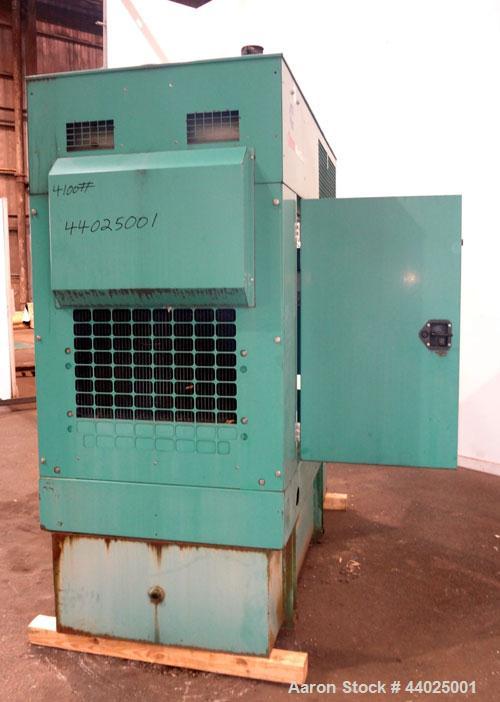 Used Cummins 60kW Standby (55kW Prime) Diesel Generator Set, Quietsite II DGCB-4489082, SN- J000161603. Cummins 4BT3.9 G-4 engine rated 102 hp @ 1800 RPM, SN-46028579. 3/60/120/208V. 12 lead reconnec...