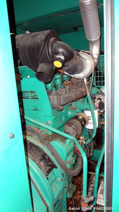 Used Cummins 60kW Standby (55kW Prime) Diesel Generator Set, Quietsite II DGCB-4489082, SN- J000161603. Cummins 4BT3.9 G-4 engine rated 102 hp @ 1800 RPM, SN-46028579. 3/60/120/208V. 12 lead reconnec...