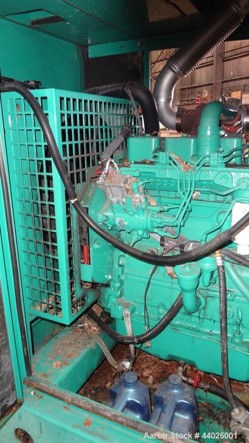 Used Cummins 60kW Standby (55kW Prime) Diesel Generator Set, Quietsite II DGCB-4489082, SN- J000161603. Cummins 4BT3.9 G-4 engine rated 102 hp @ 1800 RPM, SN-46028579. 3/60/120/208V. 12 lead reconnec...