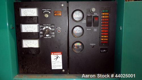 Used Cummins 60kW Standby (55kW Prime) Diesel Generator Set, Quietsite II DGCB-4489082, SN- J000161603. Cummins 4BT3.9 G-4 engine rated 102 hp @ 1800 RPM, SN-46028579. 3/60/120/208V. 12 lead reconnec...