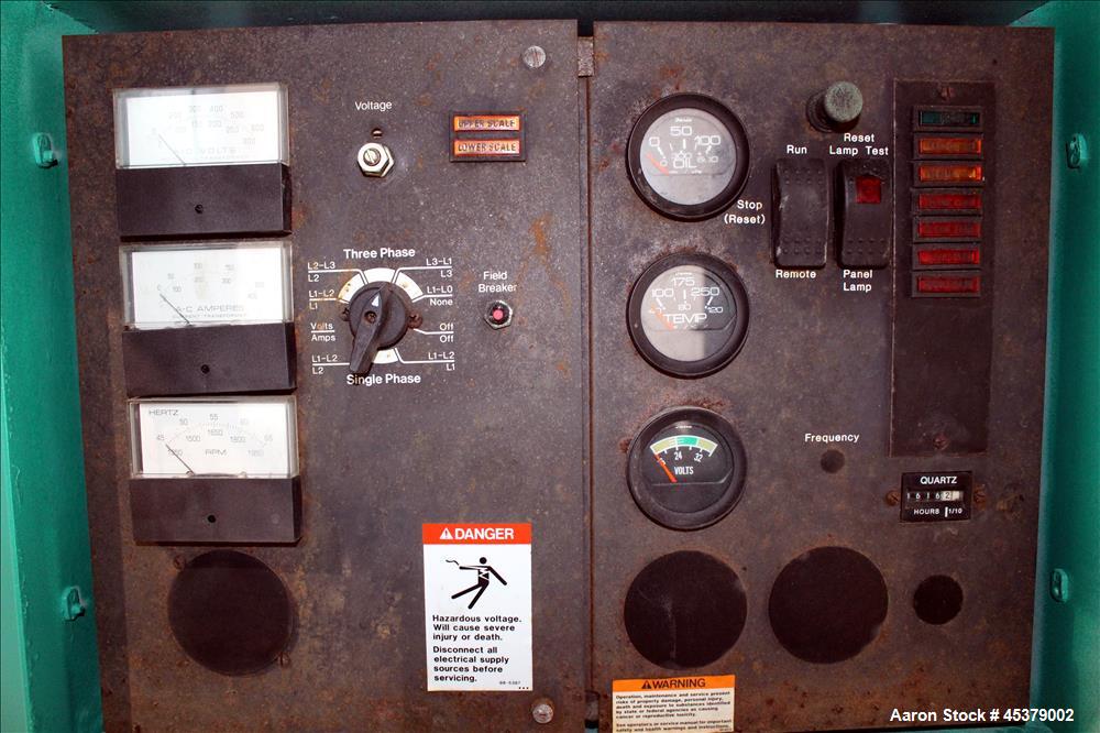 Used Cummins 100 kW generator, model DGDB. Cummins model GBT5.9-G2 engine.