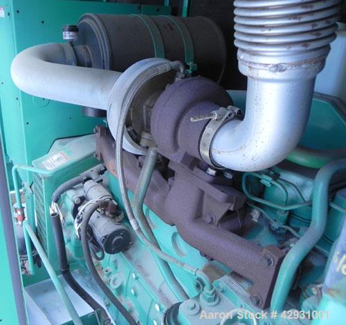 Used Cummins 80 KW Diesel Generator Set, Model DGDA-5756730 SN-C060904784. Cummins model 6BT5.9-G6 engine rated 170HP @ 1800 RPM, EPA Tier 2. 3/60/277/480 Volt, 12 Lead. Sound Attenuated Enclosure,Co...