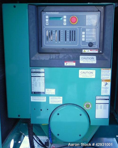 Used Cummins 80 KW Diesel Generator Set, Model DGDA-5756730 SN-C060904784. Cummins model 6BT5.9-G6 engine rated 170HP @ 1800 RPM, EPA Tier 2. 3/60/277/480 Volt, 12 Lead. Sound Attenuated Enclosure,Co...