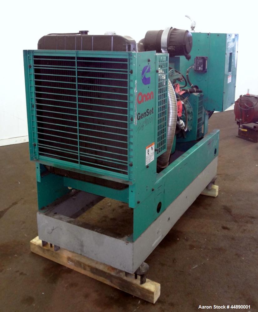 Used-Cummins 100 kW standby (90 kW prime)diesel generator set, model DGDB-4482030 SN-E000108643. Cummins 6TB5.9-G6 engine ra...