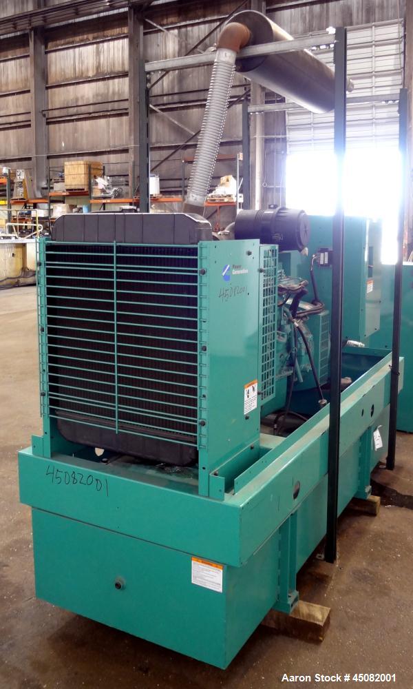 Used Cummins 100 kW Standby (90 kW Prime) Diesel Generator Set, Model DGDB-4965256, Serial #H010276770. Cummins 6BT5.9-G6 engine rated 170 HP @ 1800 RPM, SN-46136730. 3/60/208V 12 lead re-connectable...