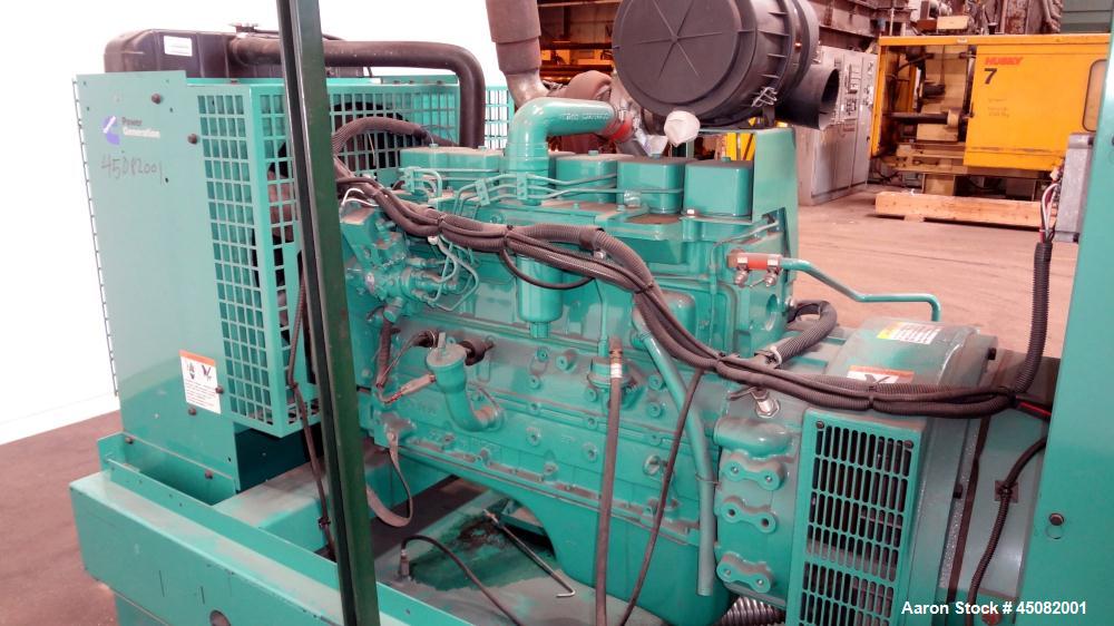 Used Cummins 100 kW Standby (90 kW Prime) Diesel Generator Set, Model DGDB-4965256, Serial #H010276770. Cummins 6BT5.9-G6 engine rated 170 HP @ 1800 RPM, SN-46136730. 3/60/208V 12 lead re-connectable...