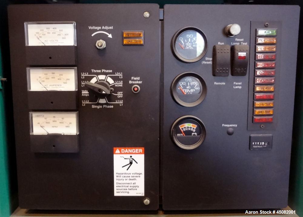 Used Cummins 100 kW Standby (90 kW Prime) Diesel Generator Set, Model DGDB-4965256, Serial #H010276770. Cummins 6BT5.9-G6 engine rated 170 HP @ 1800 RPM, SN-46136730. 3/60/208V 12 lead re-connectable...