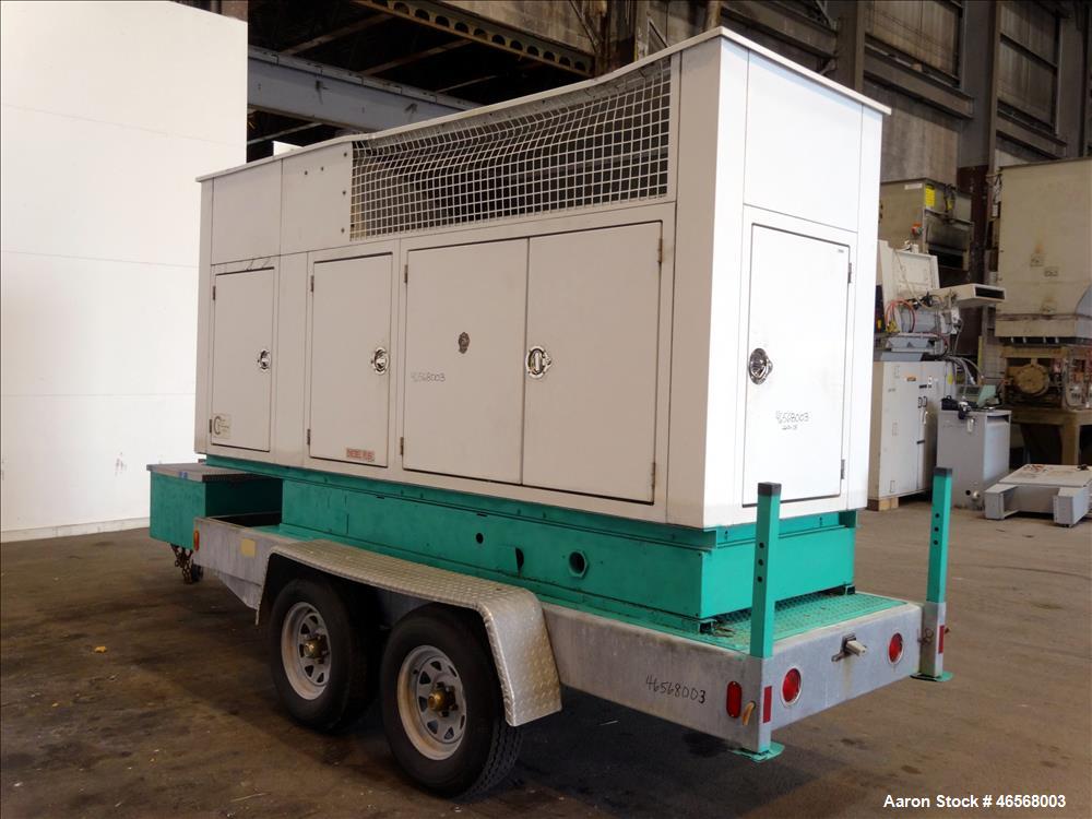 Used- Cummins Onan 125 kW Trailered Diesel Generator Model DGEA.