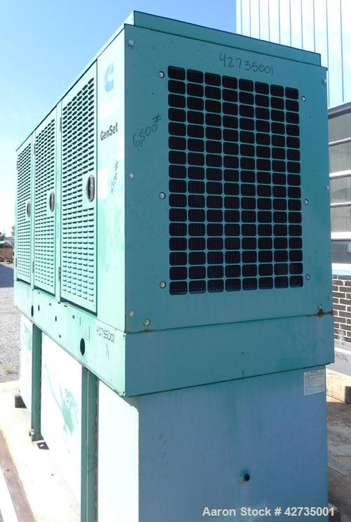 Used Cummins / Onan 125 kW Diesel Generator Set, model DGEA-4964186, serial #H010271864. Cummins 6CT8.3-G-2 engine rated 207 hp @ 1800 rpm. 3/60/277-480V, (rated 83.8 kW as single phase). 1000 Amp an...