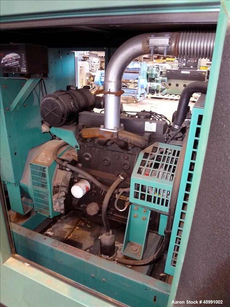 Used Cummins 35 kW diesel generator model DGGD. Cummins 4B3.3-G1 engine.