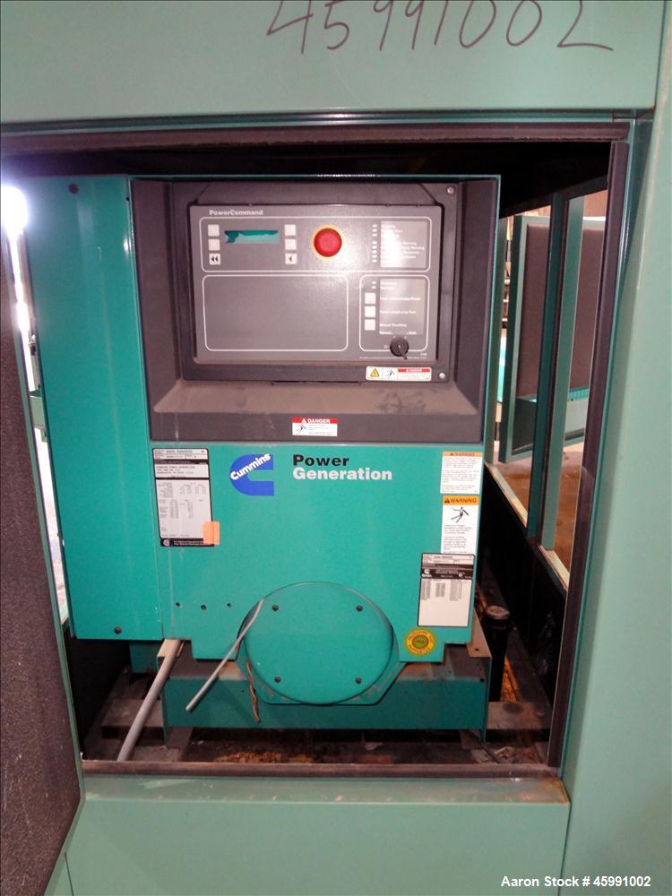 Used Cummins 35 kW diesel generator model DGGD. Cummins 4B3.3-G1 engine.