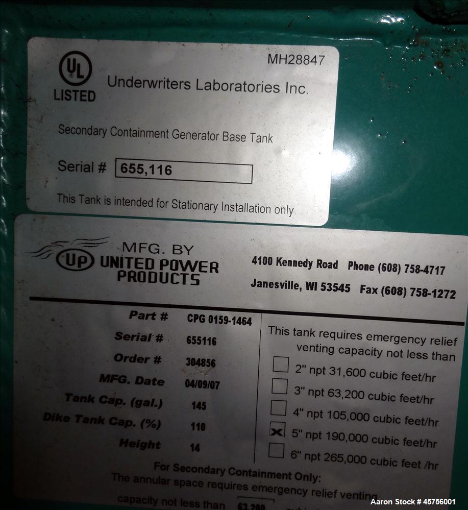 Used Cummins 35 kW standby (30 kW prime) diesel generator set