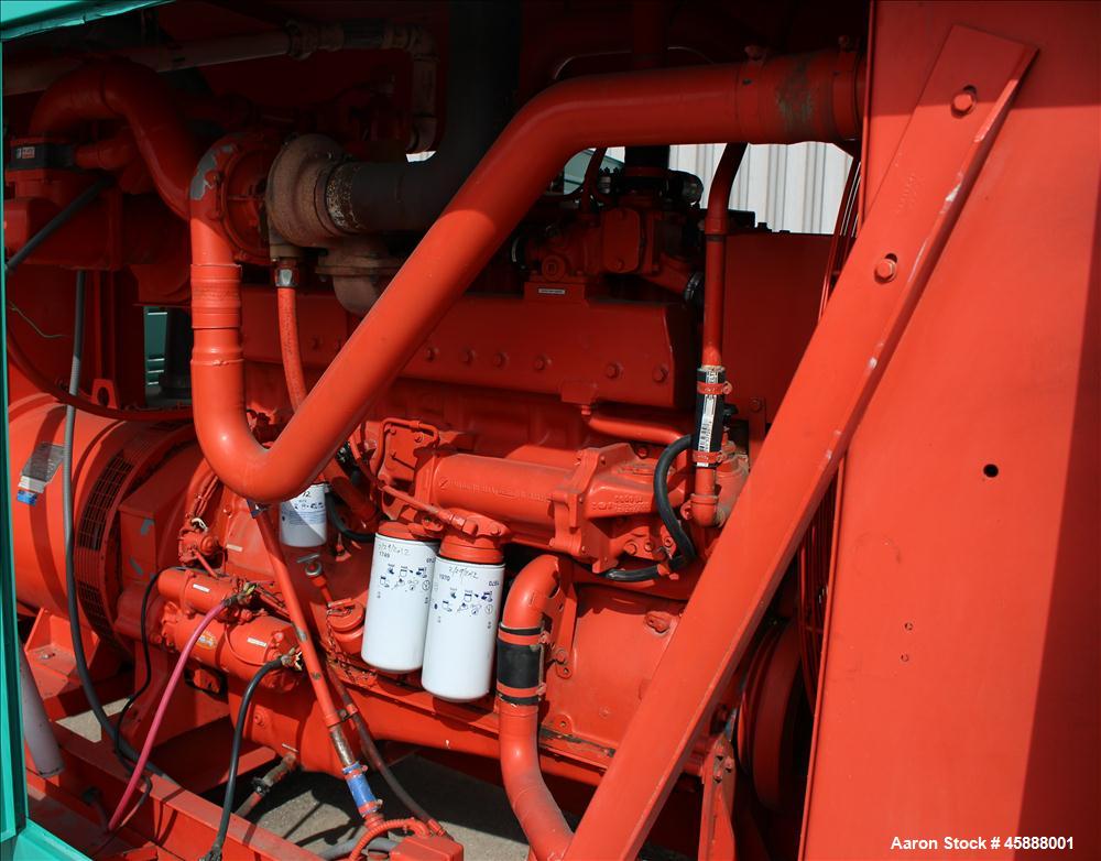 Used Cummins 215 kW standby (180 continuous). GTA855 engine