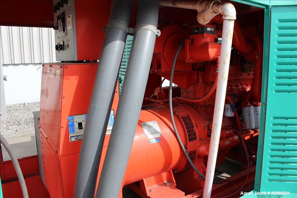 Used Cummins 215 kW standby (180 continuous). GTA855 engine