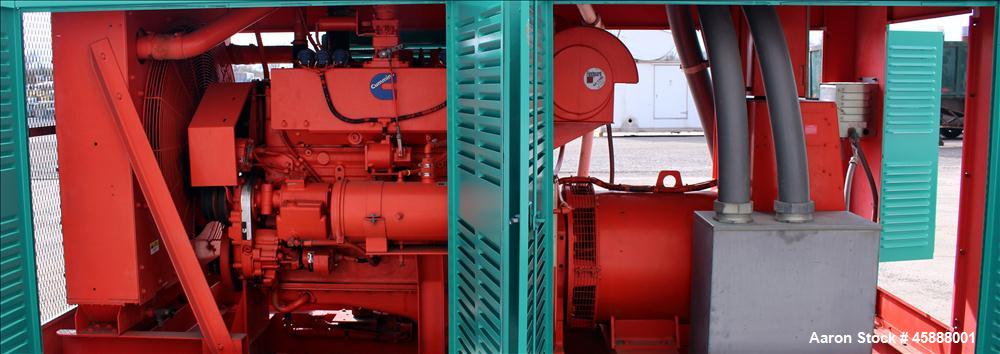 Used Cummins 215 kW standby (180 continuous). GTA855 engine