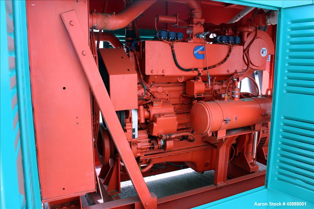 Used Cummins 215 kW standby (180 continuous). GTA855 engine