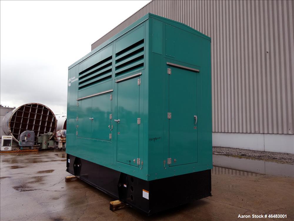 Used Cummins 750 kW Diesel Generator Model DQCB. Cummins QSK23-G7 Engine.