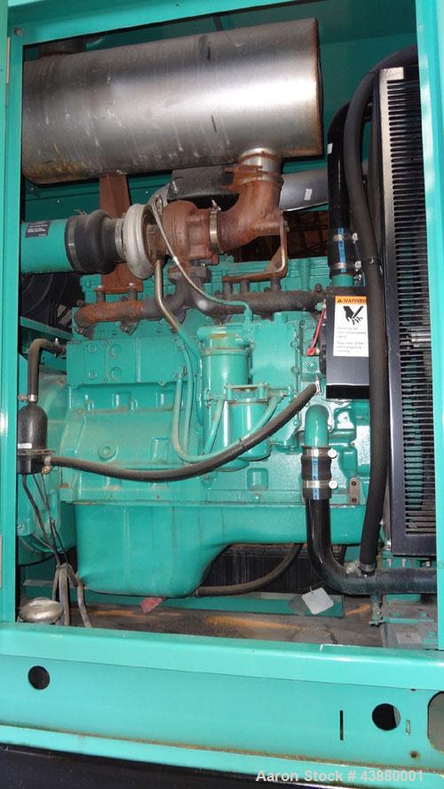 Used Cummins 250kW standby rated (225 kW prime) diesel generator set. Cummins model DQDAA-5753598 SN-D060909593. Cummins QSL9-G5 engine rated 476 HP @ 1800 RPM, EPA tier 1 certified. 3/60/277/480V. 1...
