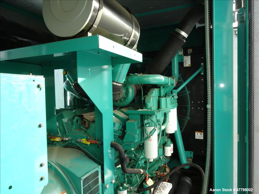 Used Cummins 750 kW EPA Tier 2 750kW Diesel Generator. Cummins QST30-G5.