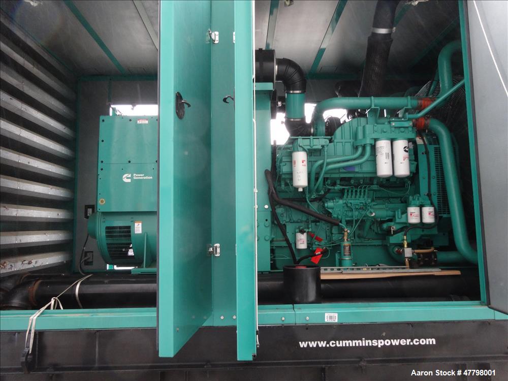 Used Cummins 750kW standby diesel generator DQFAA. Cummins EPA Tier 2