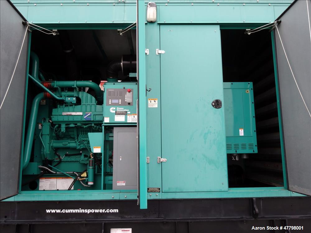 Used Cummins 750kW standby diesel generator DQFAA. Cummins EPA Tier 2