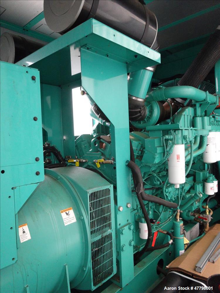 Used Cummins 750kW standby diesel generator DQFAA. Cummins EPA Tier 2