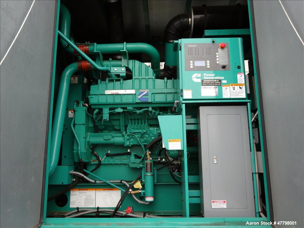 Used Cummins 750kW standby diesel generator DQFAA. Cummins EPA Tier 2
