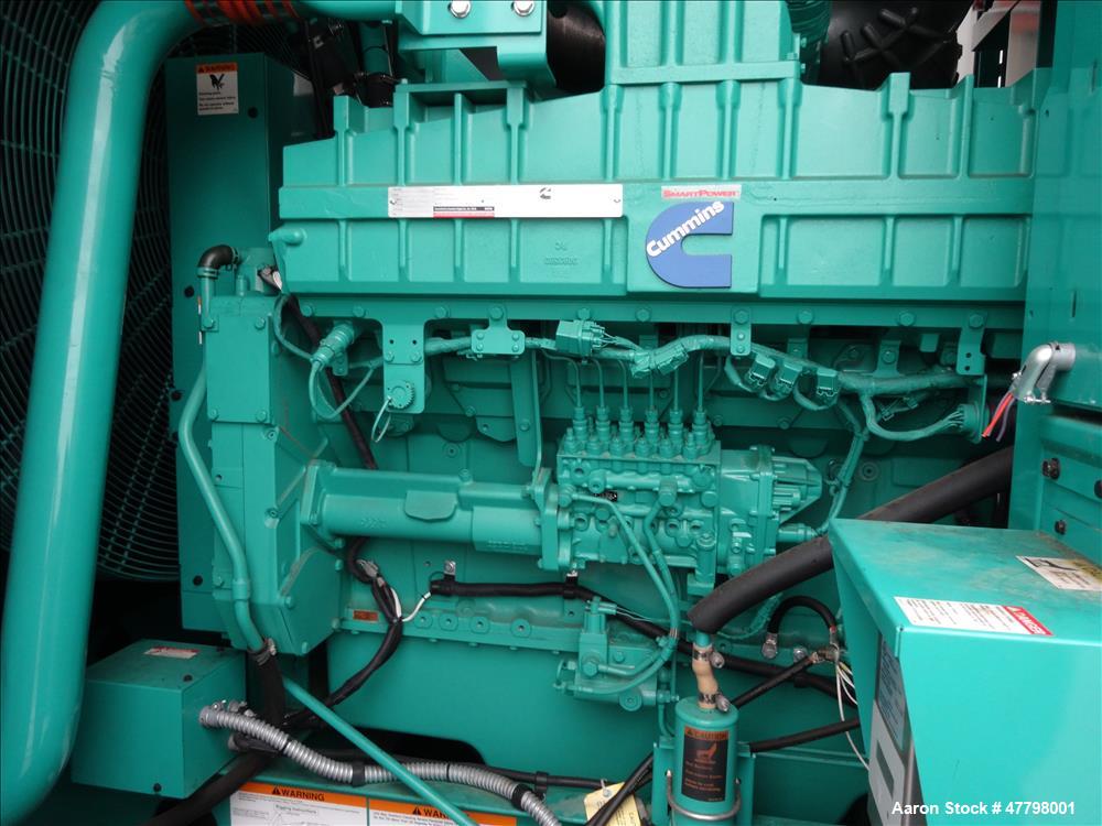 Used Cummins 750kW standby diesel generator DQFAA. Cummins EPA Tier 2