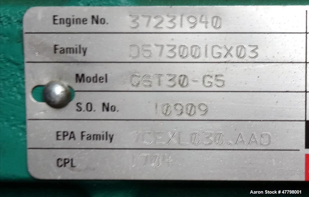 Used Cummins 750kW standby diesel generator DQFAA. Cummins EPA Tier 2