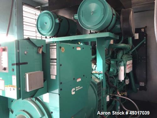 Used Cummins 800 kW Diesel Generator – QST30-G5, Tier 2, 2007, 292 Hrs, Sound Enclosure