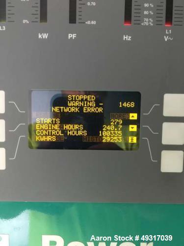 Used Cummins 800 kW Diesel Generator – QST30-G5, Tier 2, 2007, 292 Hrs, Sound Enclosure