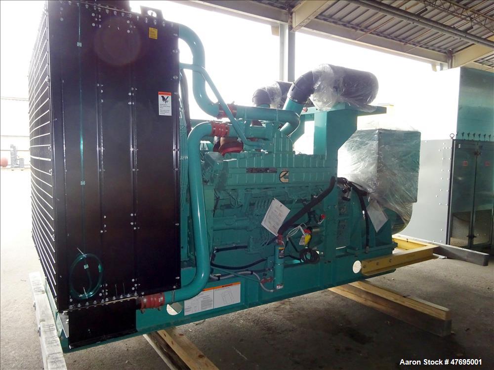 UNUSED Cummins 1000 kW generator model DQFAD. Cummins QST30-G5 engine EPA Tier 2
